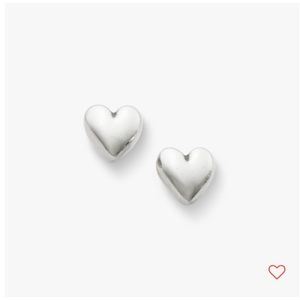 Solid Heart Studs